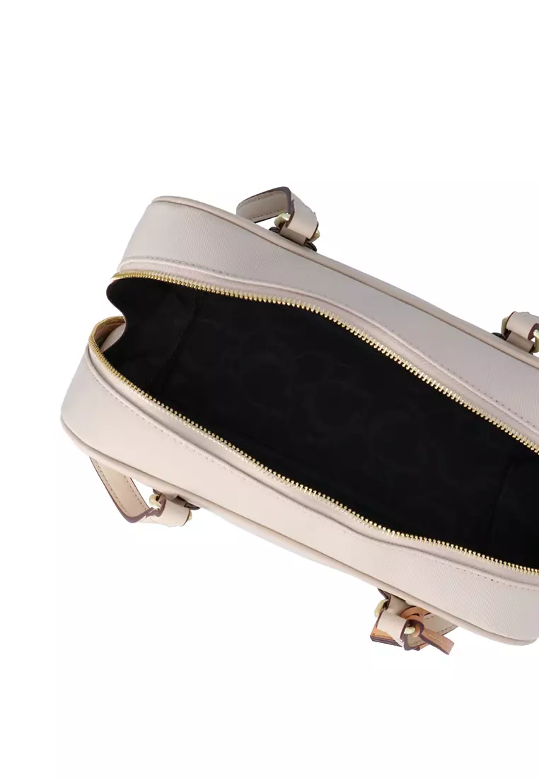 Bowie Nylon Handbag M - Nude