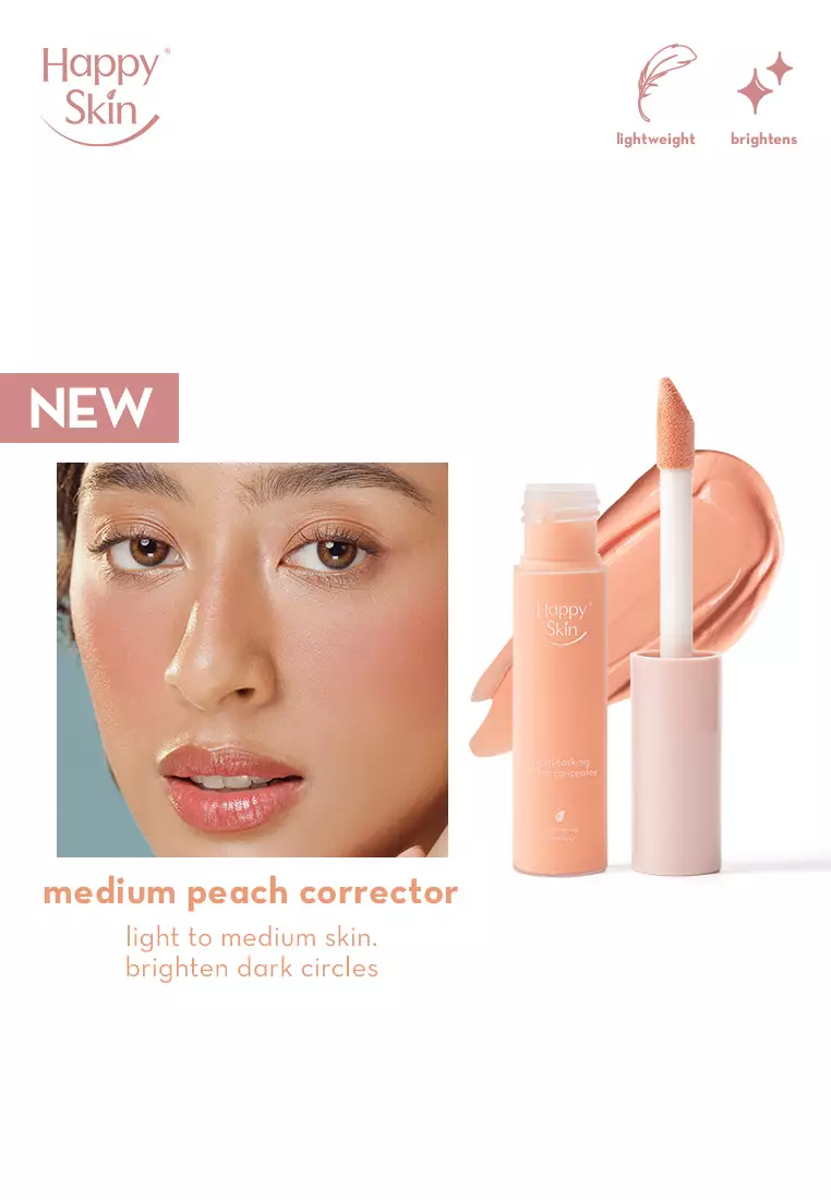 Discount on Happy Skin  shoes - SKU: Second Skin Multi-tasking Serum Concealer in Medium Peach