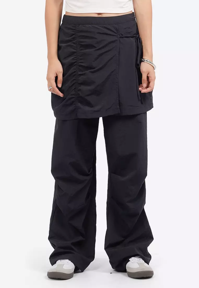 Parachute Skirt Over Pants