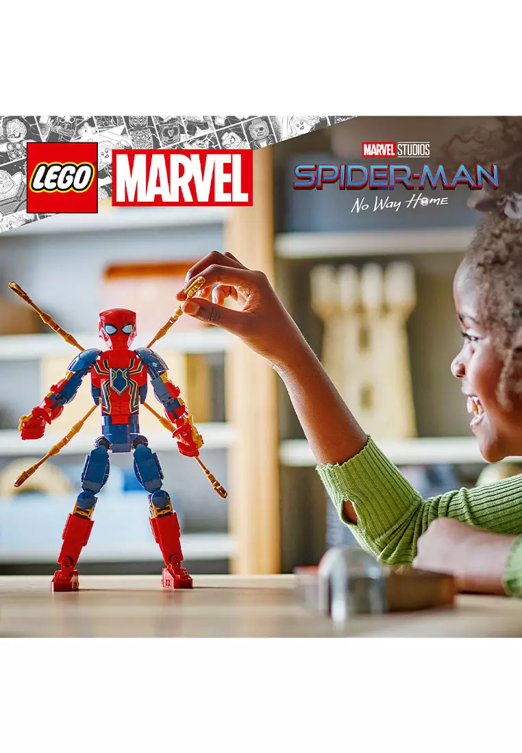 Super Heroes 76298 Iron Spider-Man Construction Figure, Age 8+, Building Blocks, 2024 (303pcs)