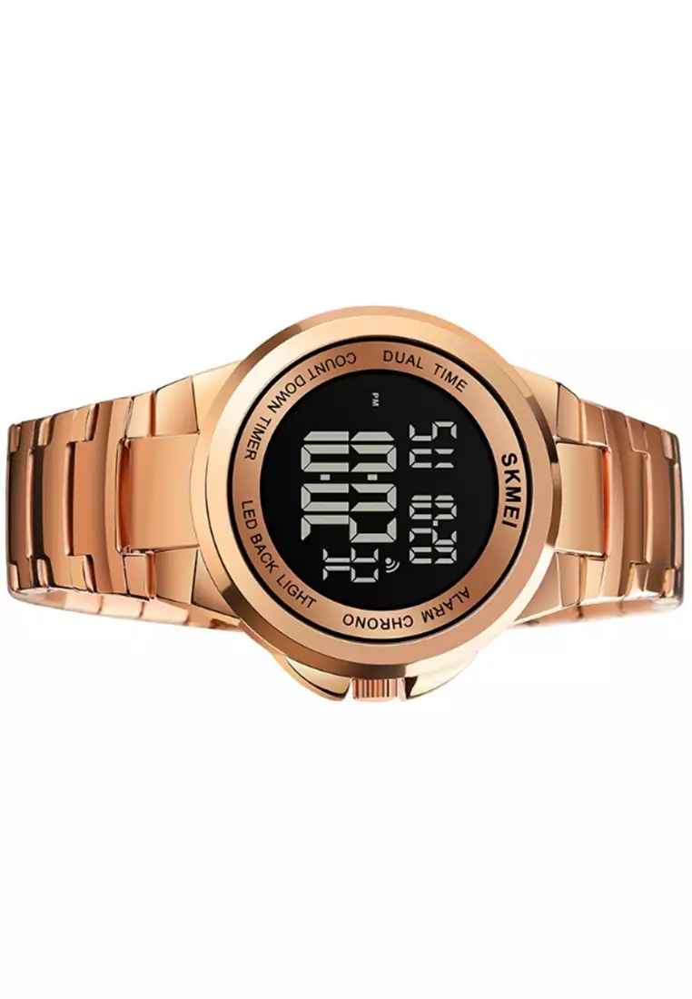 Jam Tangan Digital Pria Waterproof Many Function Strap Tali Material Stainless Steel BY31 ORIGINAL