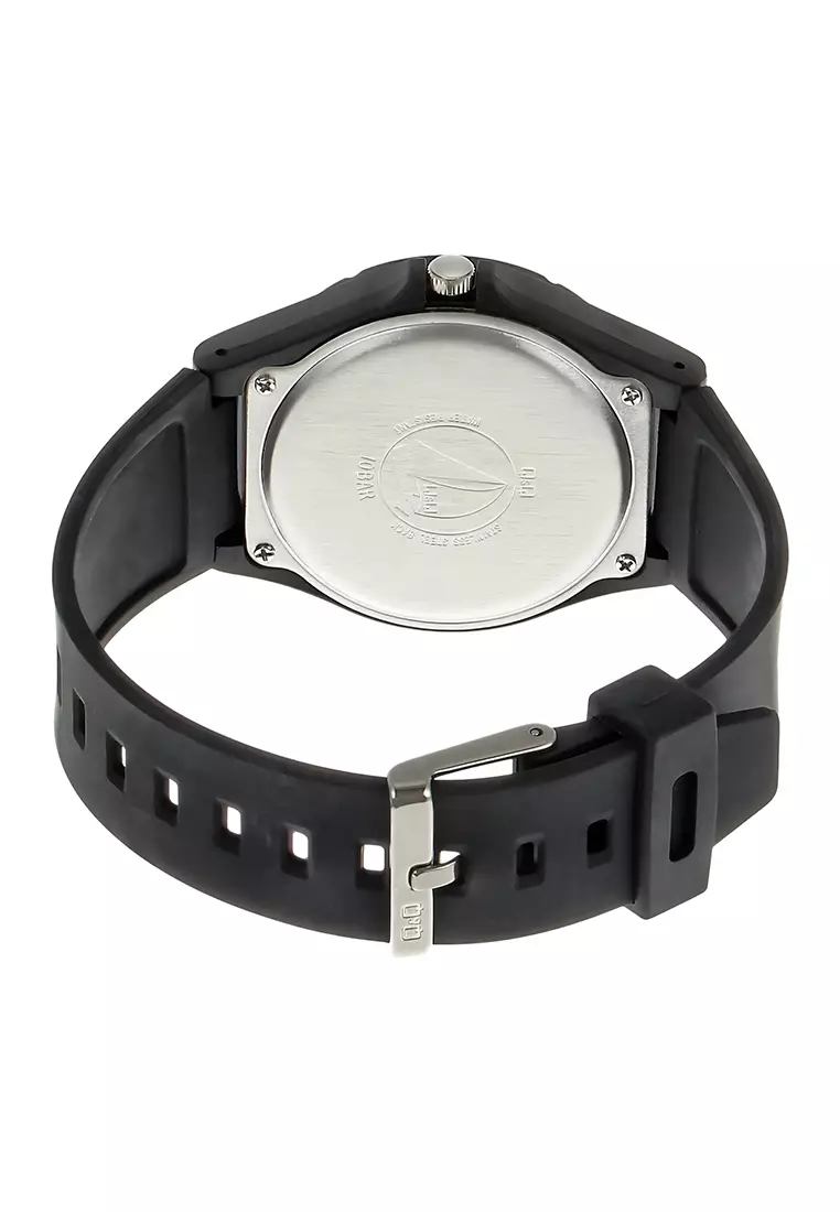 Jam Tangan Analog Pria - Q&Q VQ66J002Y - Rubber Strap