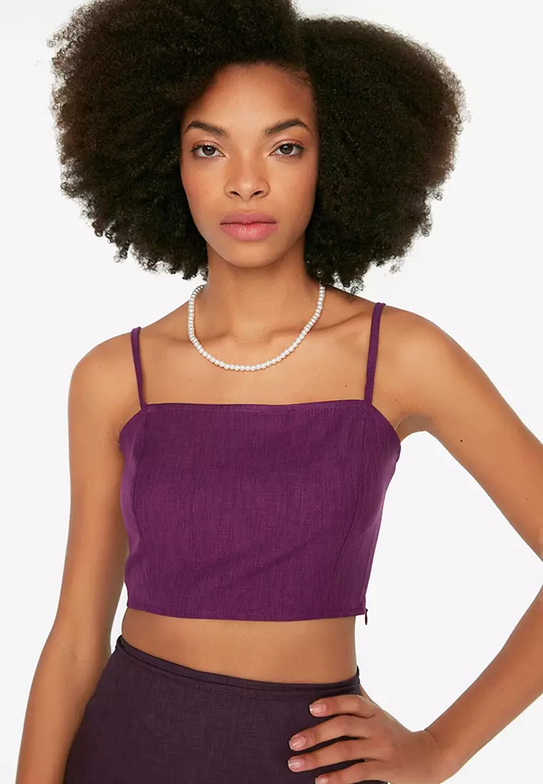 Trendyol Square Neck Top 2024, Buy Trendyol Online