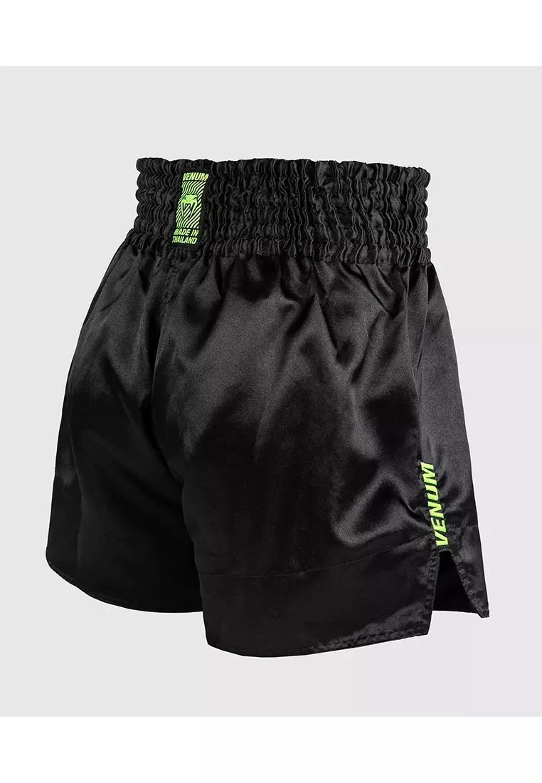 Venum Classic Evo Muay Thai Shorts - Black/ Neon Yellow