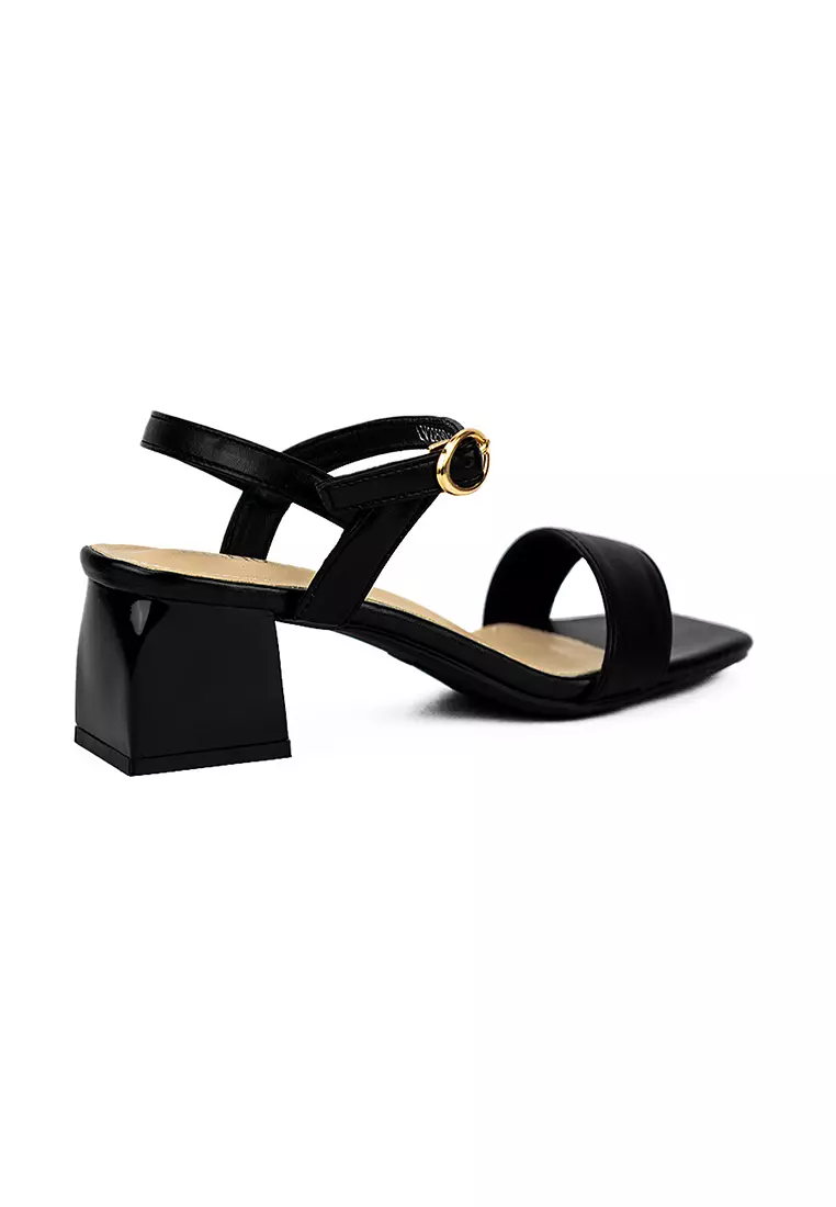 Women's Heeled Sandals LV 22530 Black C13 C52
