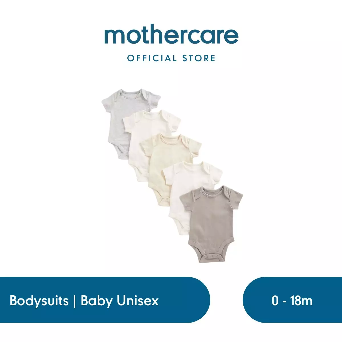 Mothercare 5 Pack My First Sunshine Short-Sleeved Bodysuits