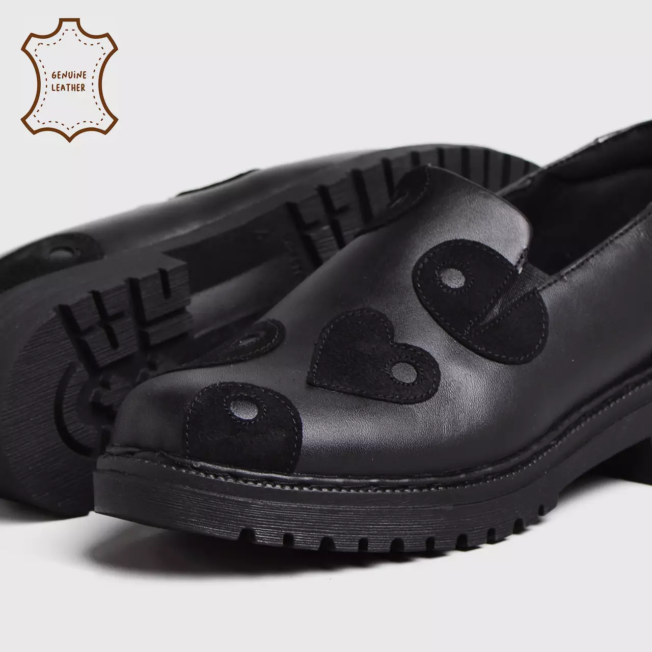 Fressia Loafer Genuine Leather Black