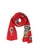 Moschino red MOSCHINO ladies letter Teddy Bear Scarf 4A9FDACFE4A13CGS_3