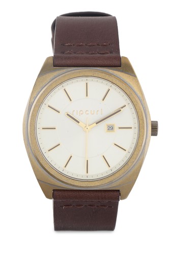 Brink Old Gold Leather Watch