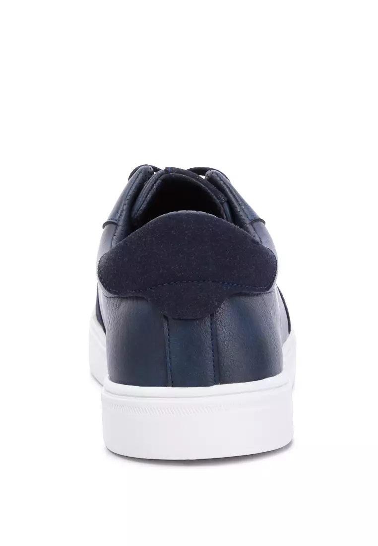 Sepatu Sneakers Pria Sol Kontras Warna Navy