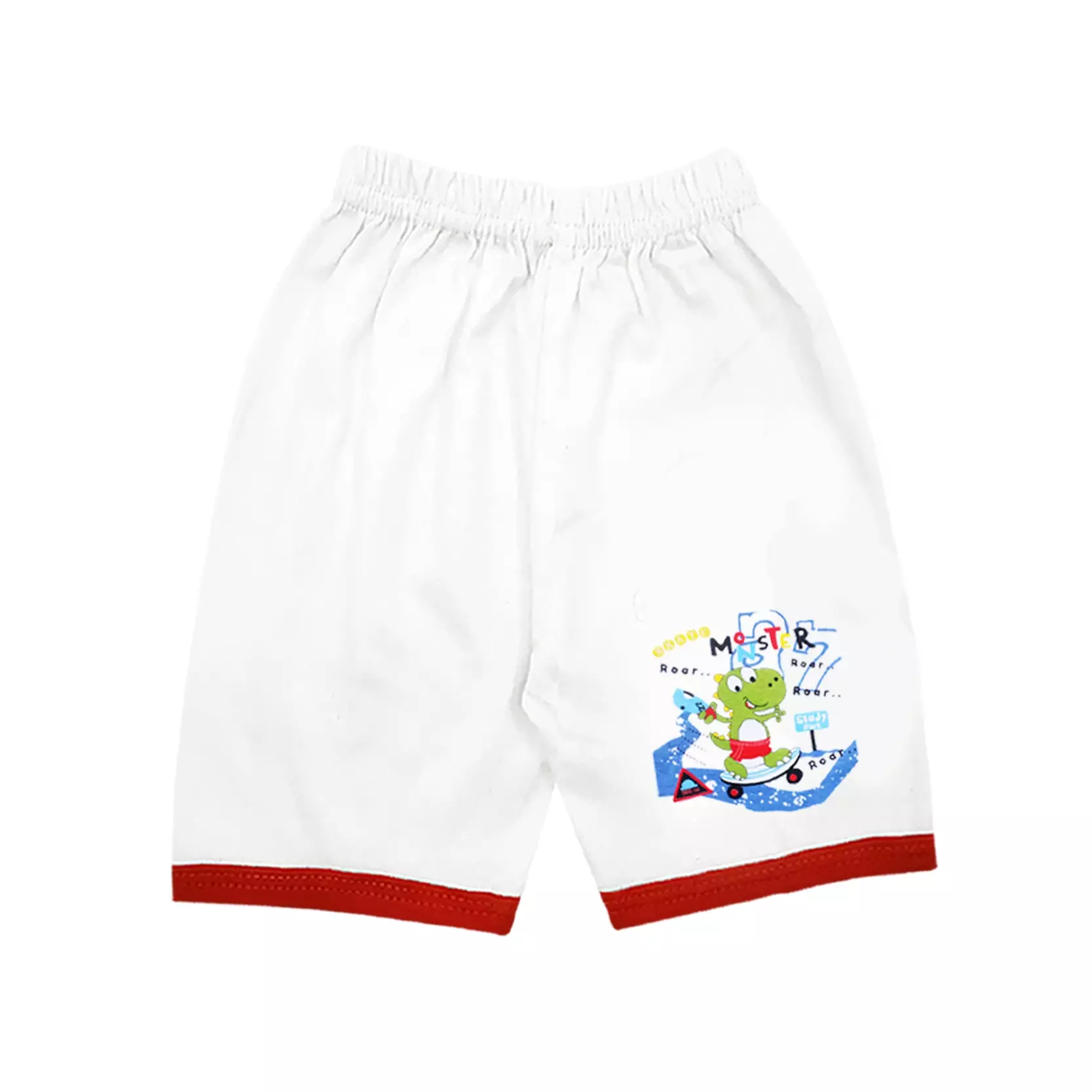Skabe Pakaian Bayi Anak Laki Laki Baju Lengan Pendek Motif Monster Setelan Celana Kaos Baby Putih All Size Usia 0 Sampai 6 Bulan 2693 Everyday Waka Kids Wakakids