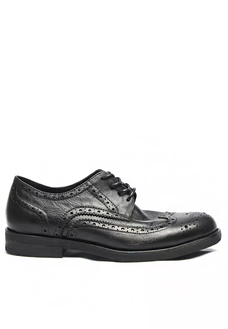 Mens leather hotsell brogue shoes