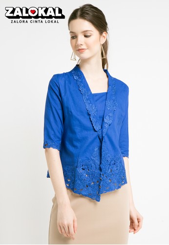 Jual Salsabila Etnic Kebaya 3 4 Sleeve Kebaya With Kamisol