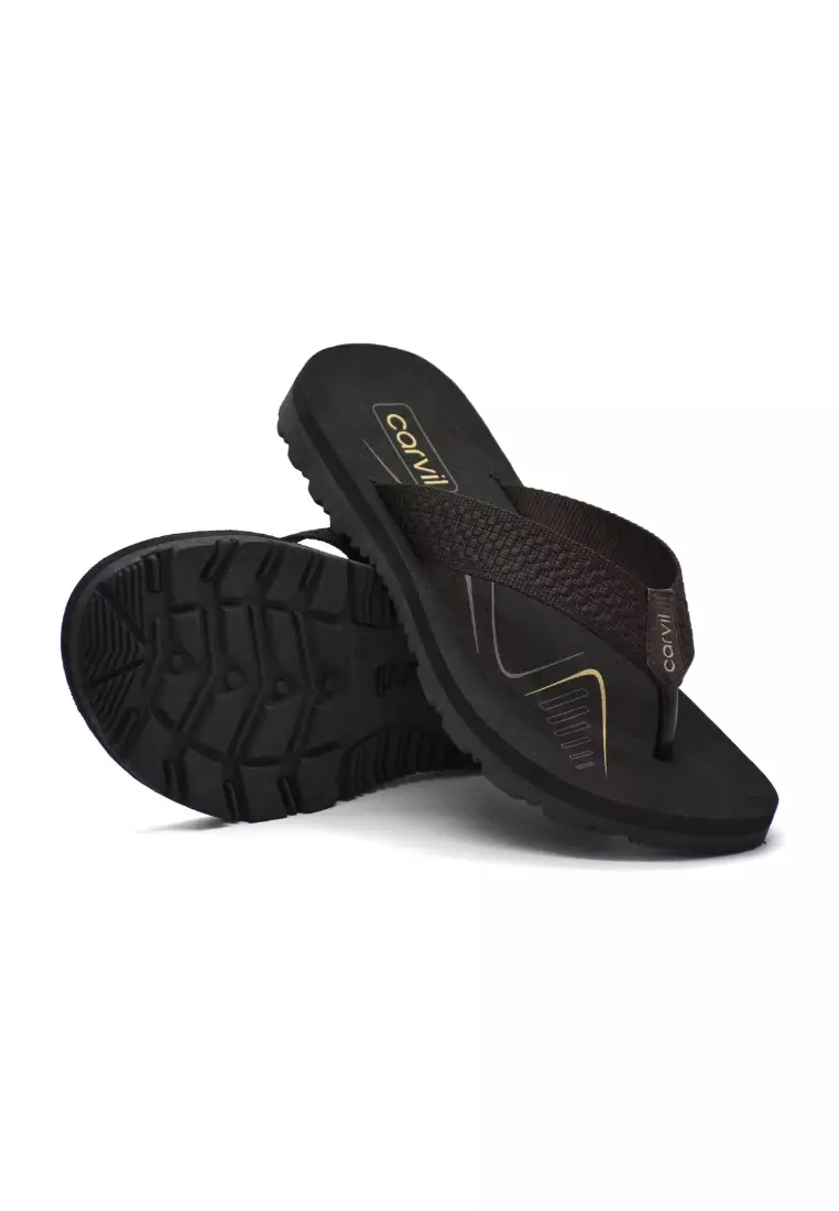 Carvil Sandal Pria Duntex-M Brown