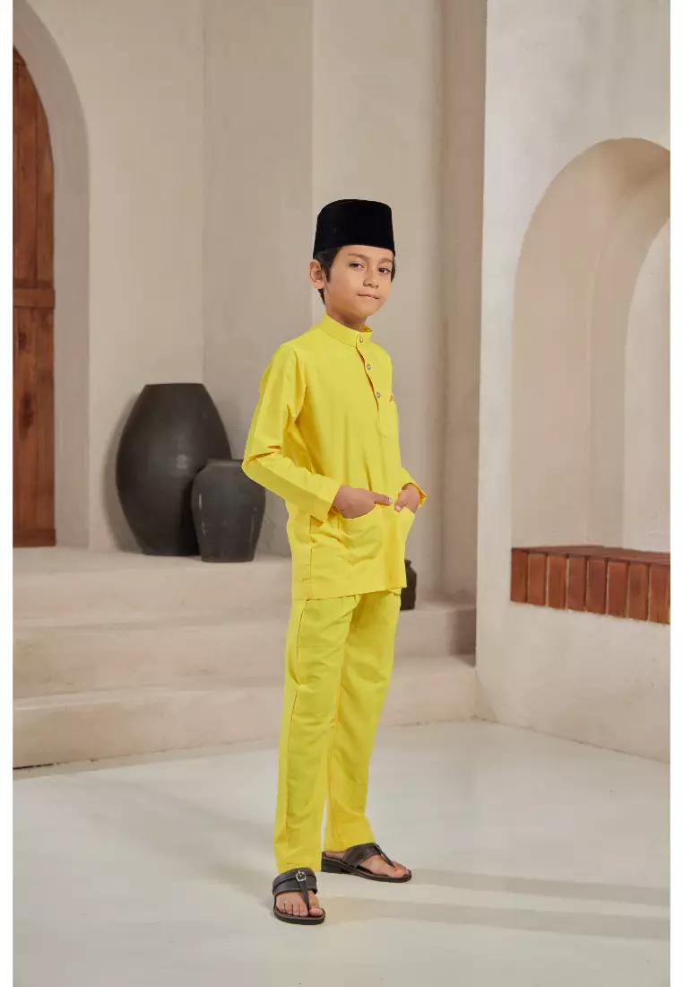 Baju Melayu Moden Cekak Musang for Kids