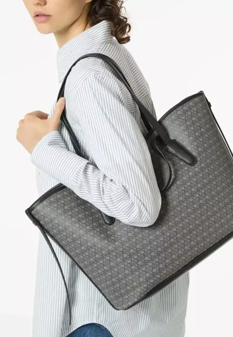 Never Without Bag Monogram Coated Large Tote Bag