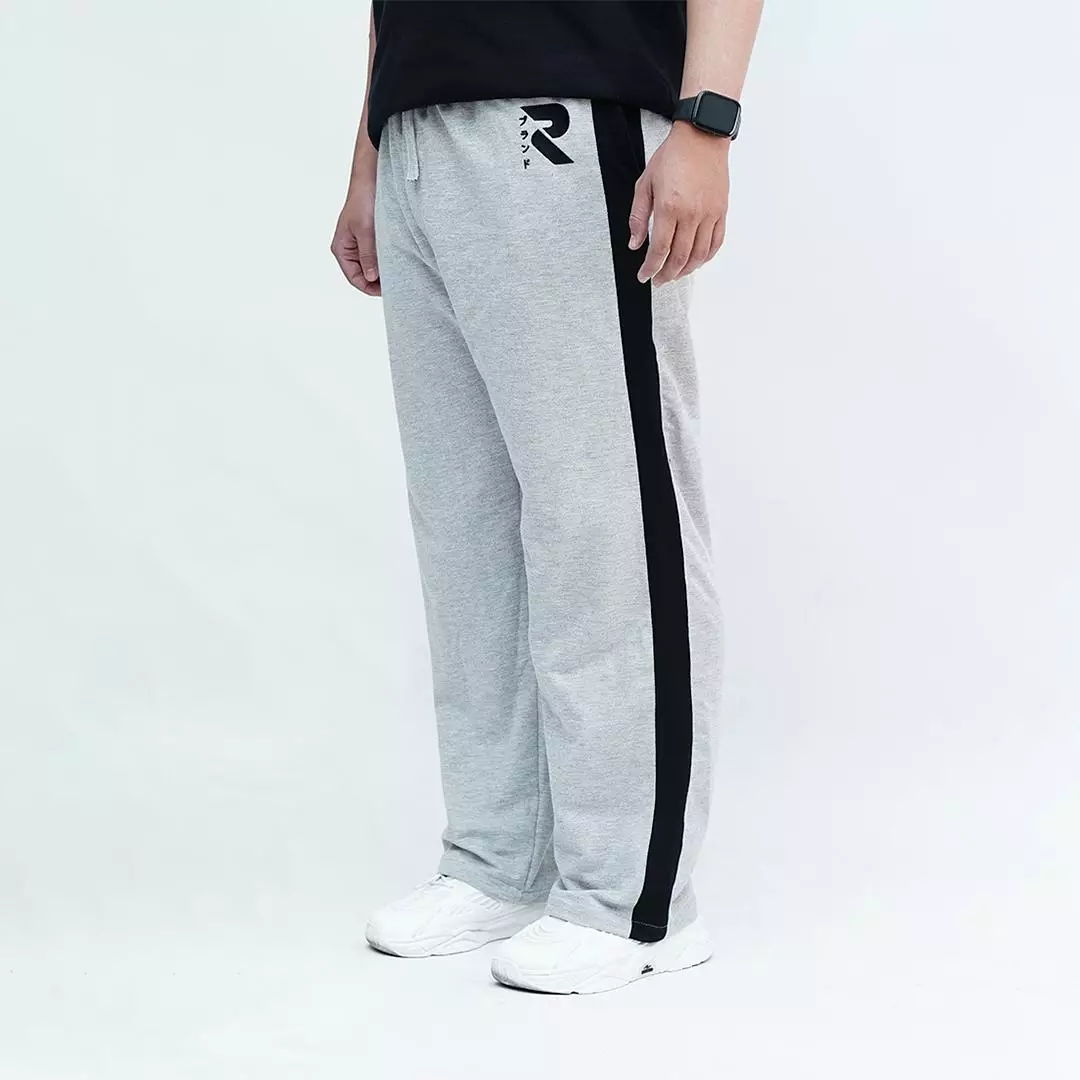 Ryusei Celana Baggy Pria Hayashi Tsa Misty Grey