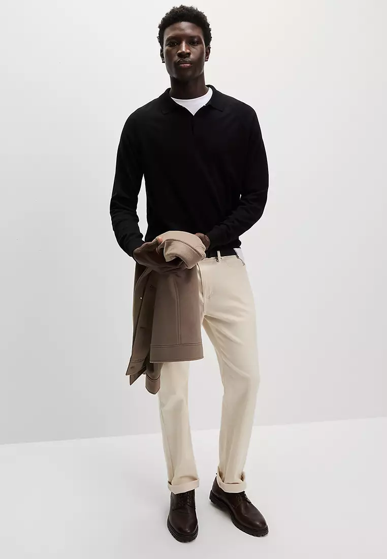 Cotton Rich Knitted Polo Shirt