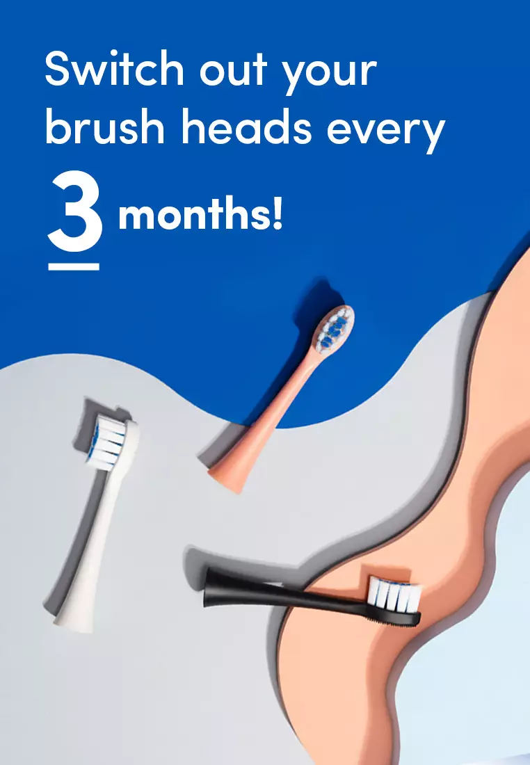 Buy Zenyum ZenyumSonic™ Gentle Clean Brush Head 4Pack (Pink) Online