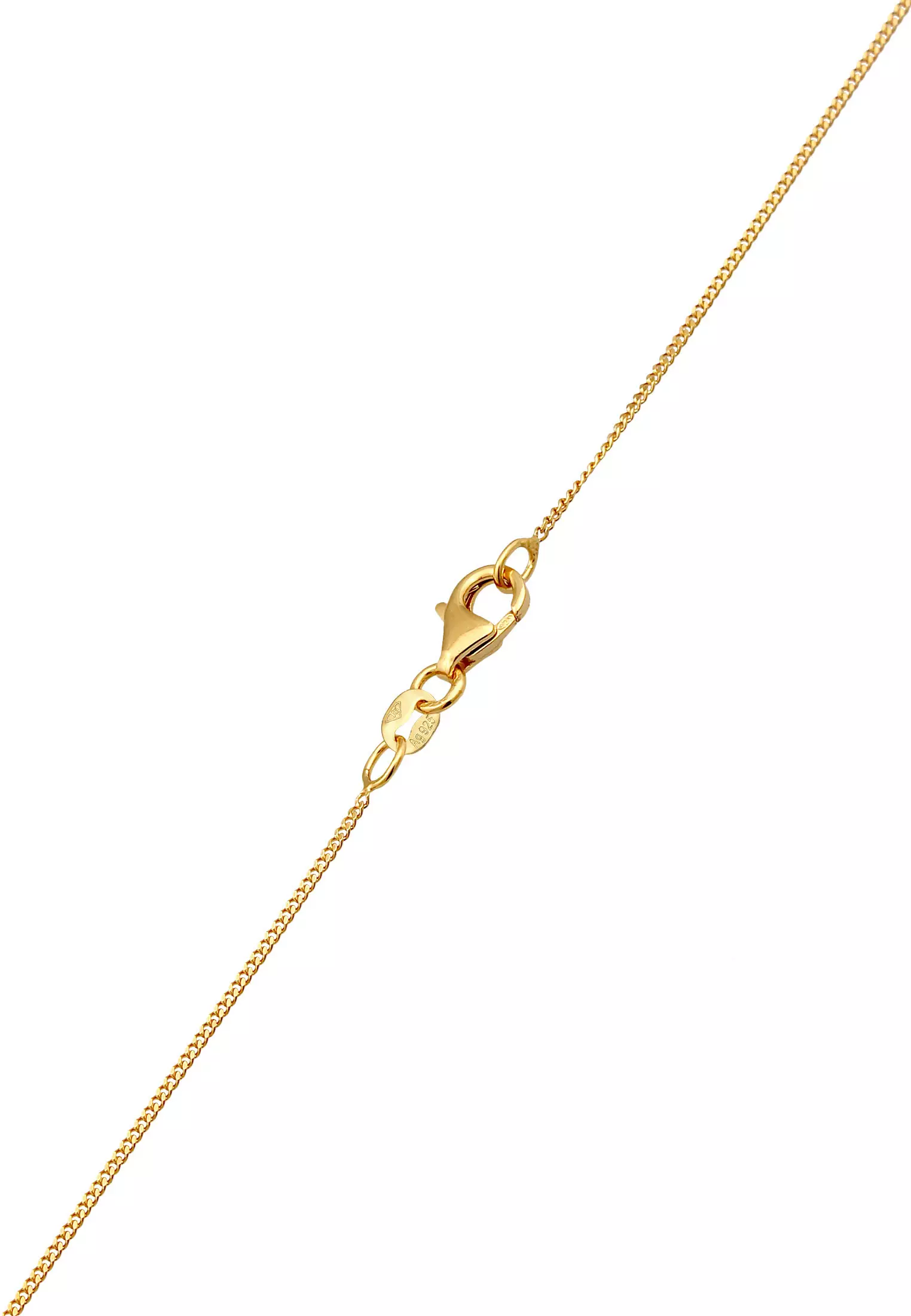 Necklace Cloverleaf Pendant Enamel White Gold Plated