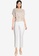 G2000 beige Extended Sleeve Blouse with Pleated Hem E65FBAA81BDCCCGS_4