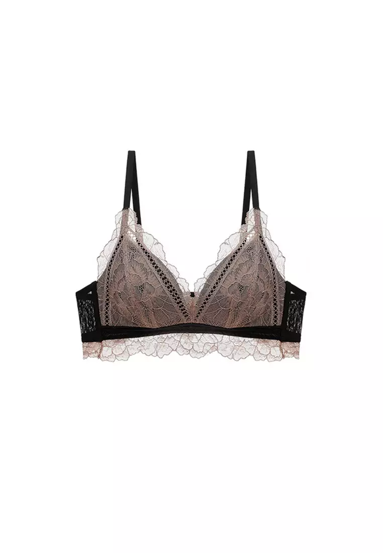 Buy ZITIQUE Women's Deep V Push Up Lace Lingerie Set (Bra and Underwear) -  Black 2024 Online