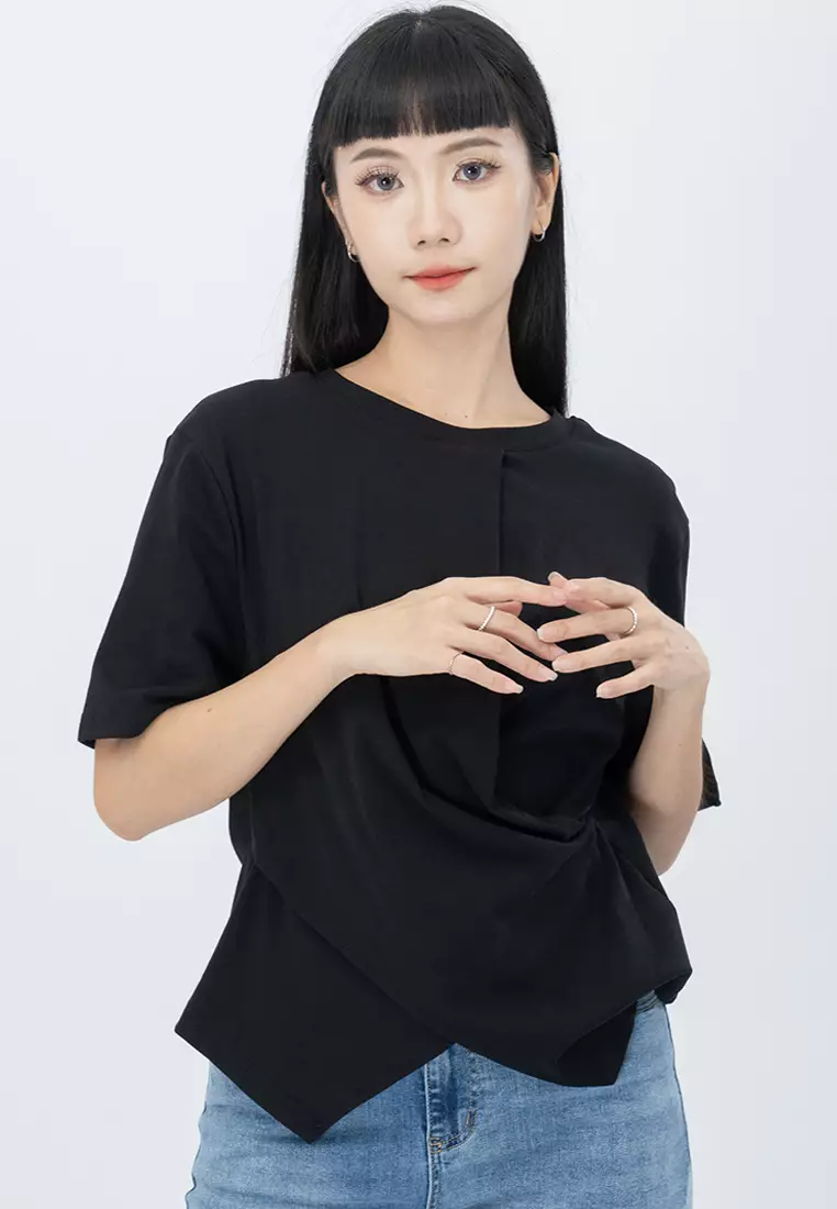 简约百搭棉质上衣