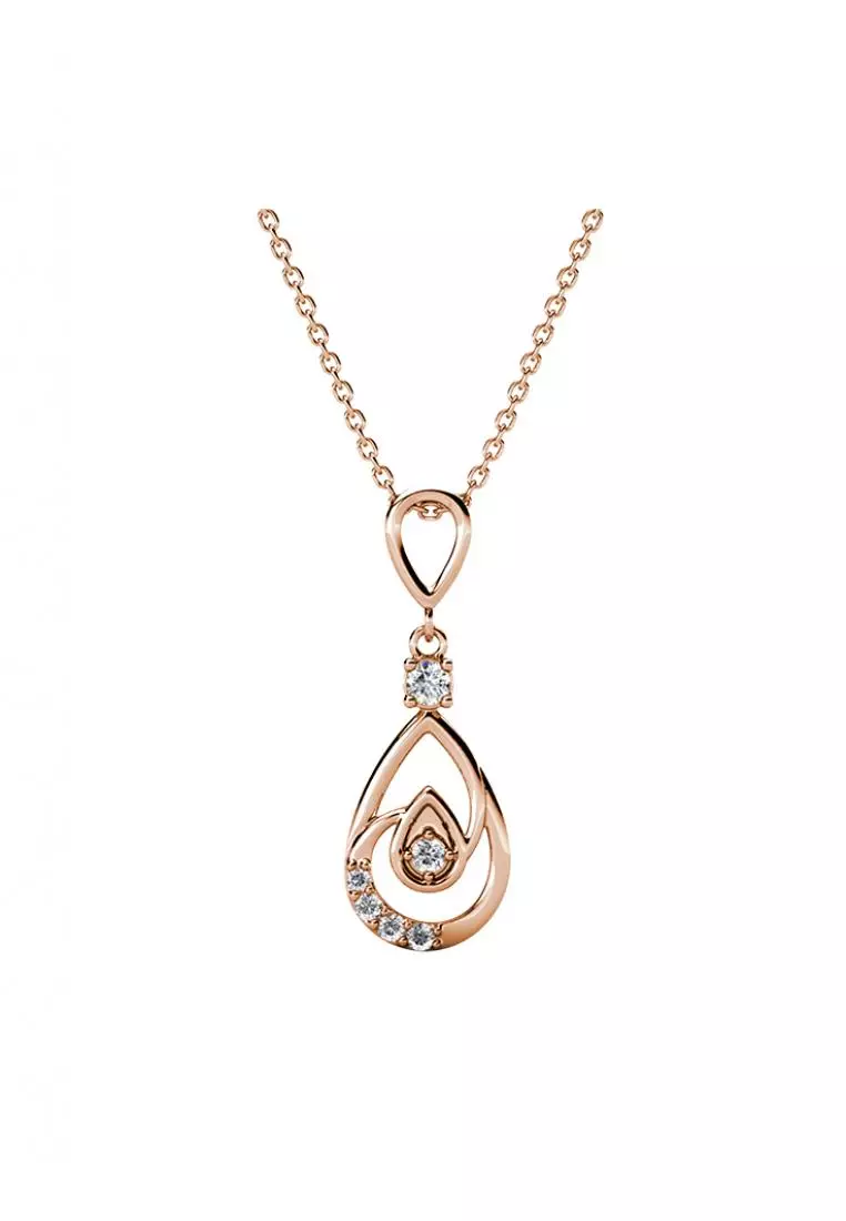 Laycie Pendant RG - Kalung Crystal Swarovski by Her Jewellery