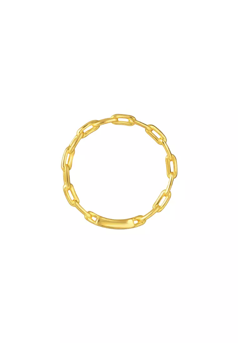 TOMEI Mix & Match Stackable Ring (3 Pcs), Yellow Gold 916