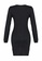Trendyol black Ruched Knit Dress E73A1AA47656F6GS_7