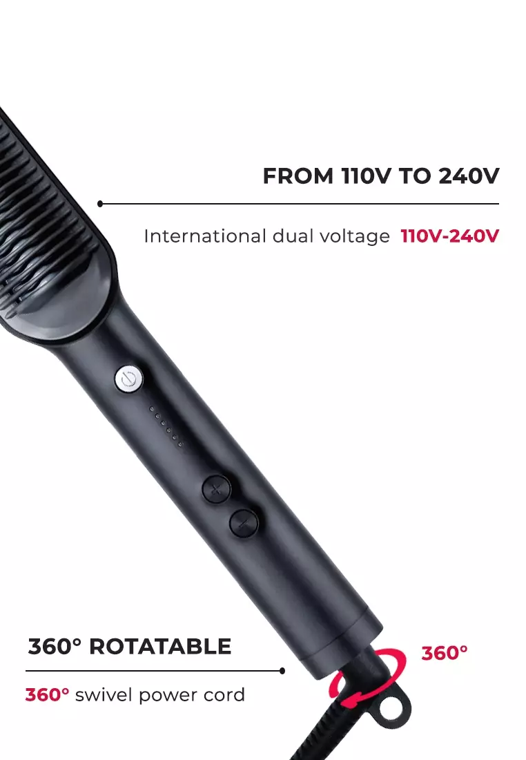 Buy TYMO TYMO Ring Hair Straightening Comb Black 2024 Online ZALORA   Tymo 1291 4197903 2 