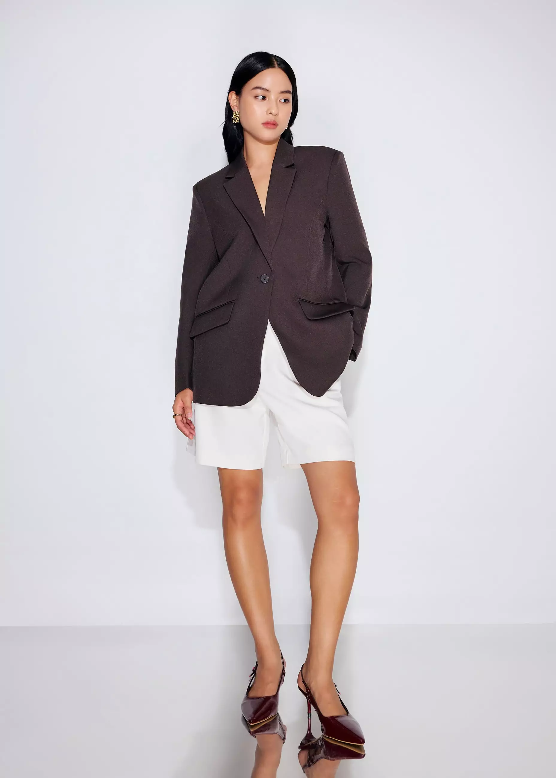 Blazer Wanita - RuchedReady™ Rachel Blazer
