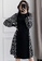Sunnydaysweety black Temperament Imitation Silk Stitching Knitwear One-Piece Dress A21092810 22DBFAA2B02B85GS_5