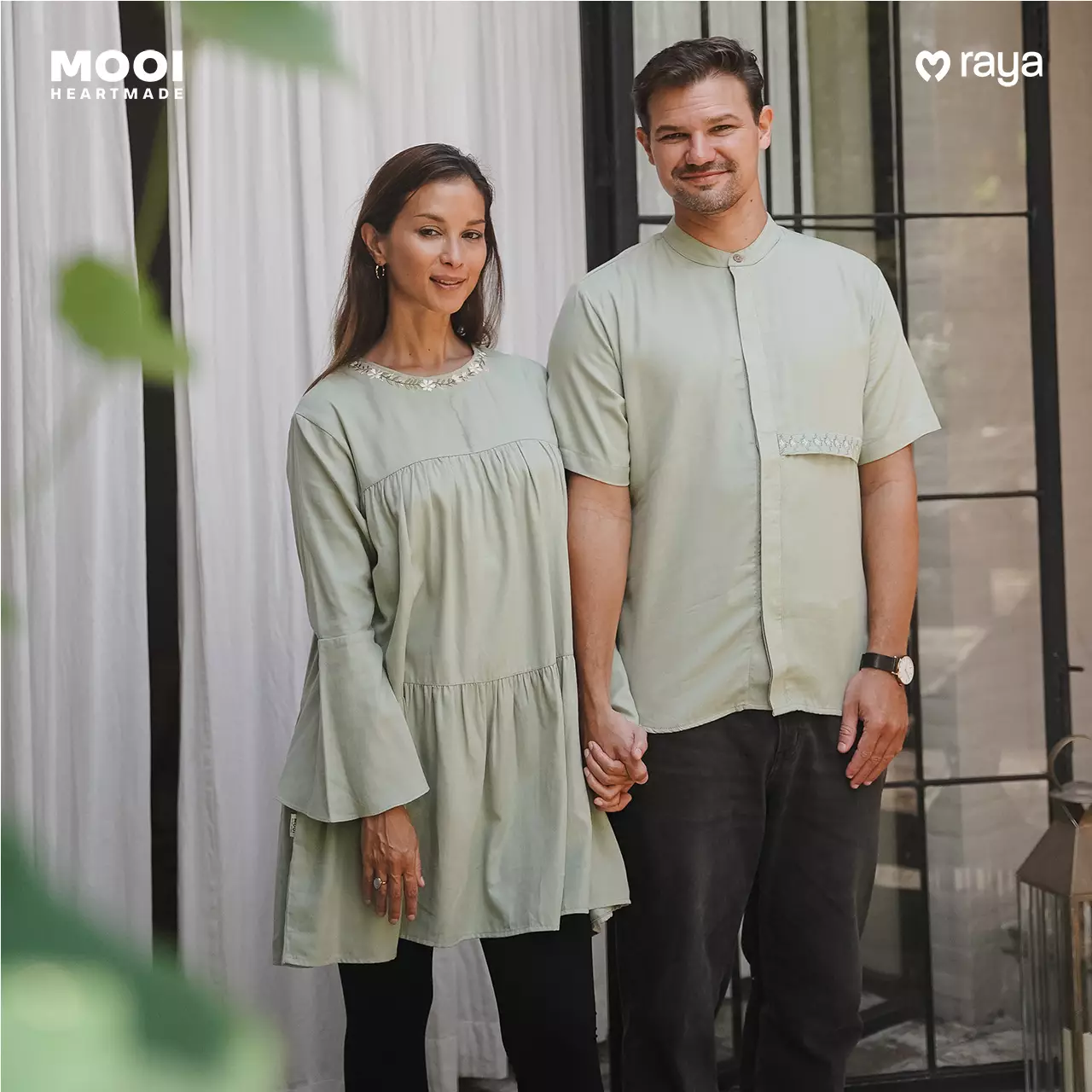 Mooi Tunik Wanita Atasan Wanita Jeehan Tunik - White