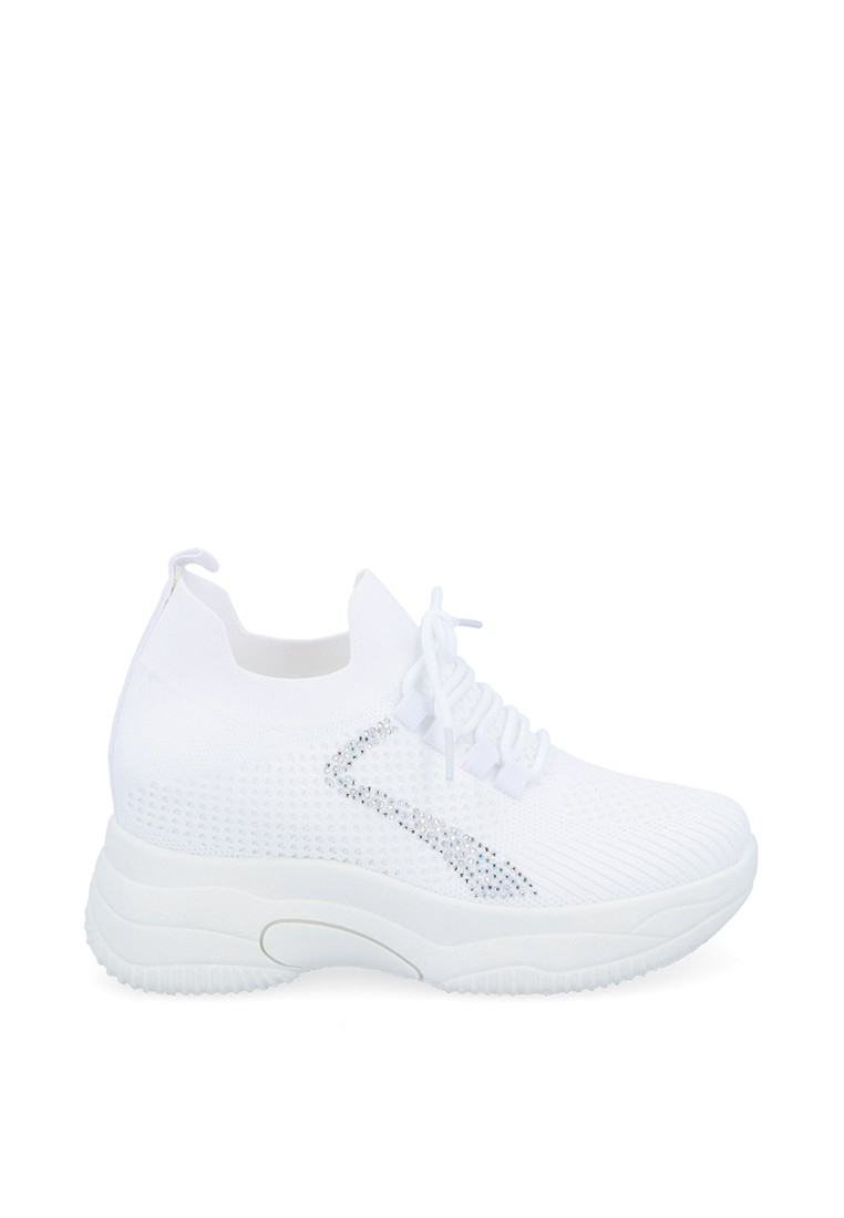 White Walking With Purpose Sneakers