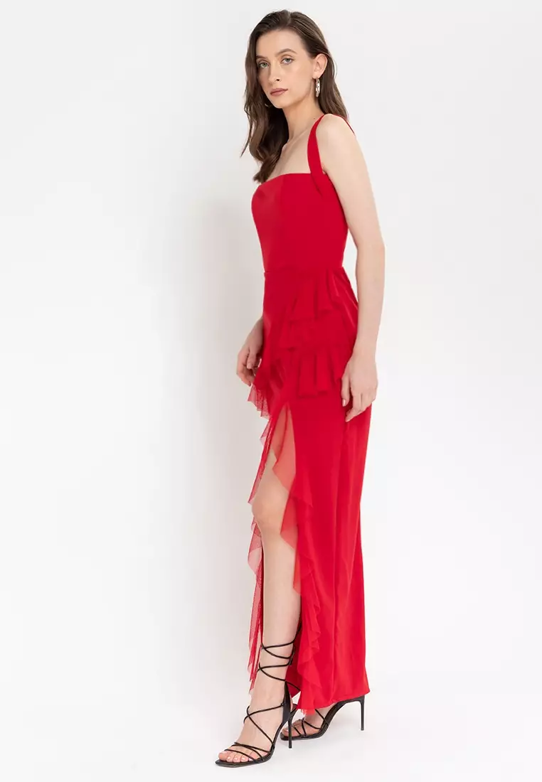 Ivy Ruffle Maxi Dress