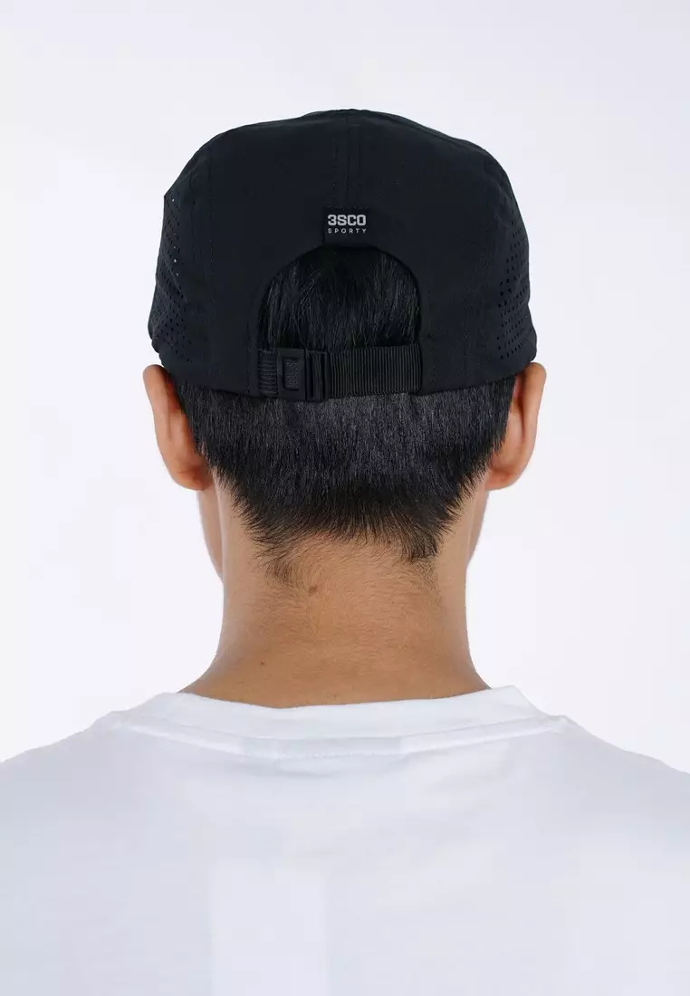 3Second Men's Running Cap Sporty Logo Nast HP-C100125