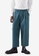 COS green and blue Oversized-Fit Elasticated Trousers 36E43AA9EC887CGS_1
