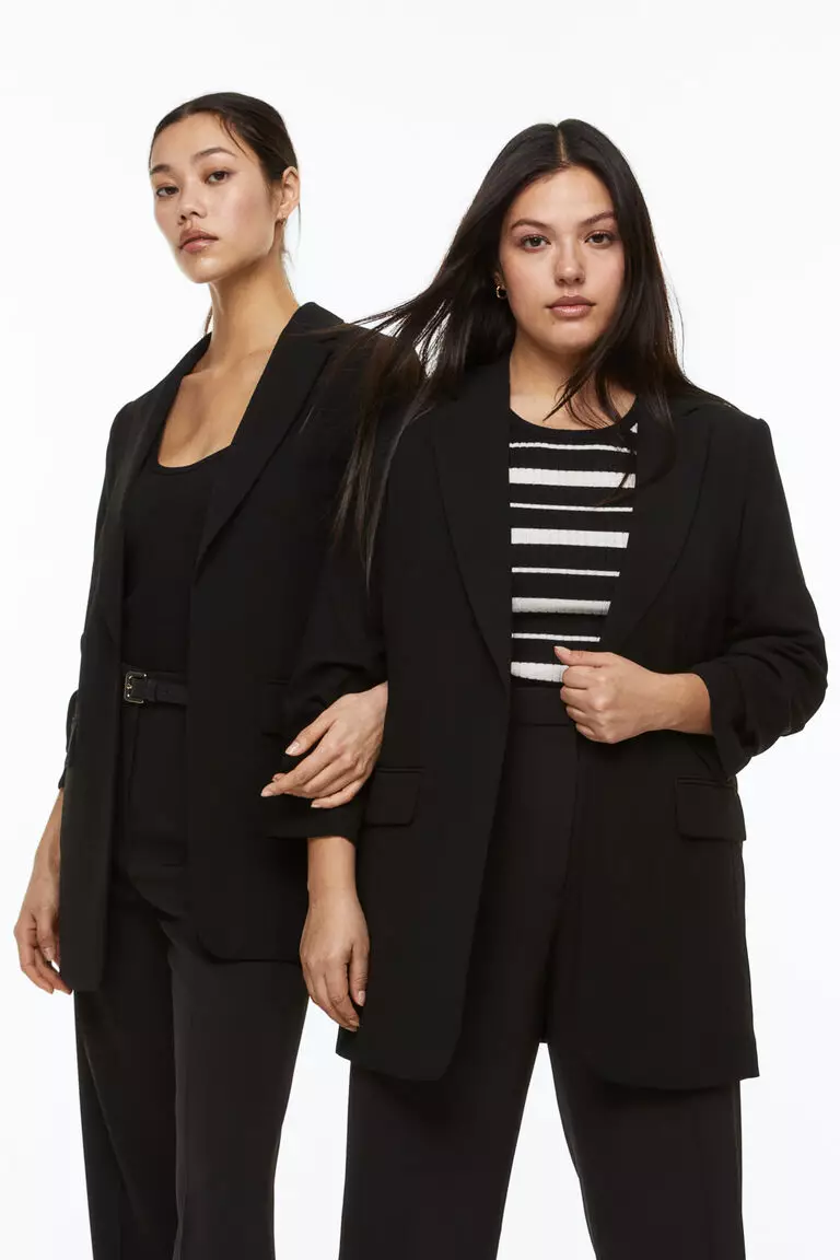 Aviva relaxed open blazer