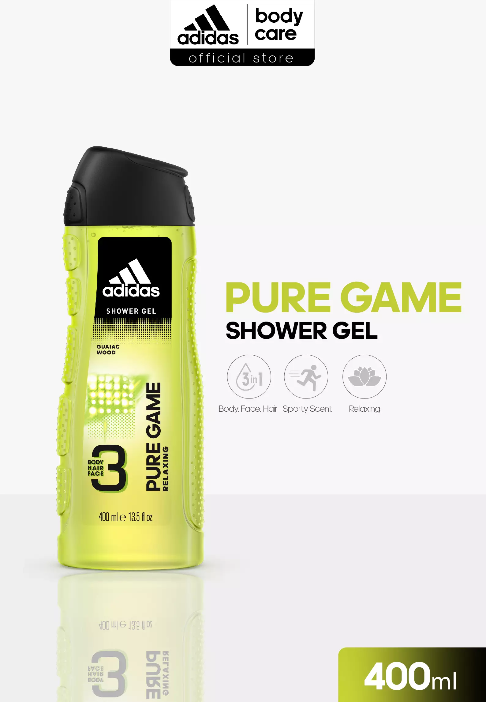 Adidas pure best sale game shower gel