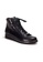Shu Talk black XSA Zipper Leather Boots Sneakers E88CBSH4A18617GS_2