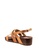 Otto brown Cross Strap Slingback Sandals E337BSHB28CB4CGS_3