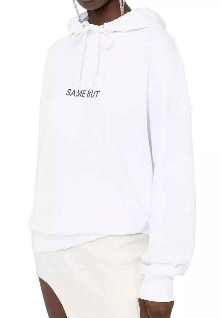 White Vetements Slogan Hoodie and Leggings Set » Beauty and