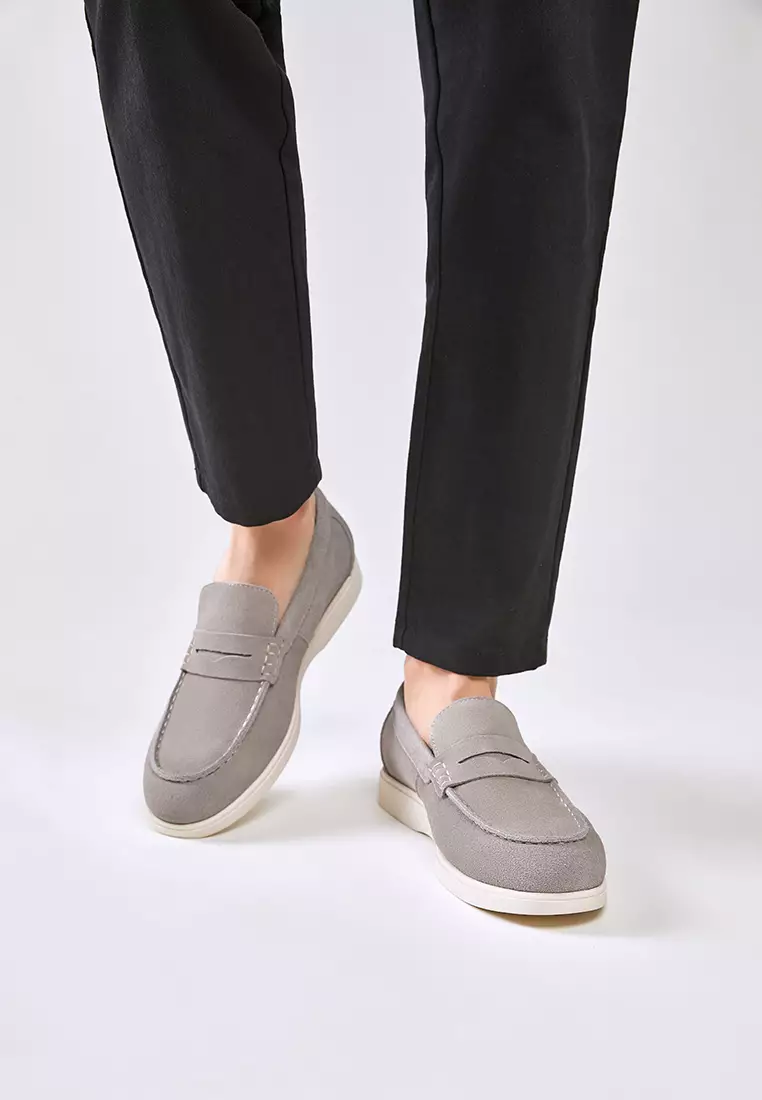 Cow Suede Penny Loafers KB8848-2