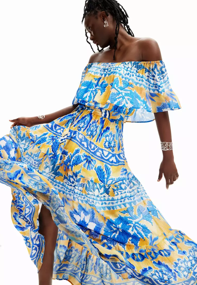 Stella Jean long arty dress 