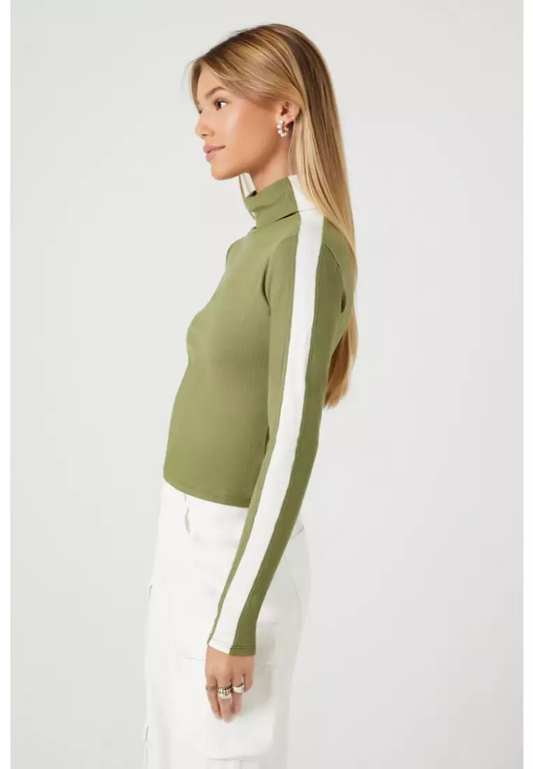 Striped turtleneck forever 21 sales