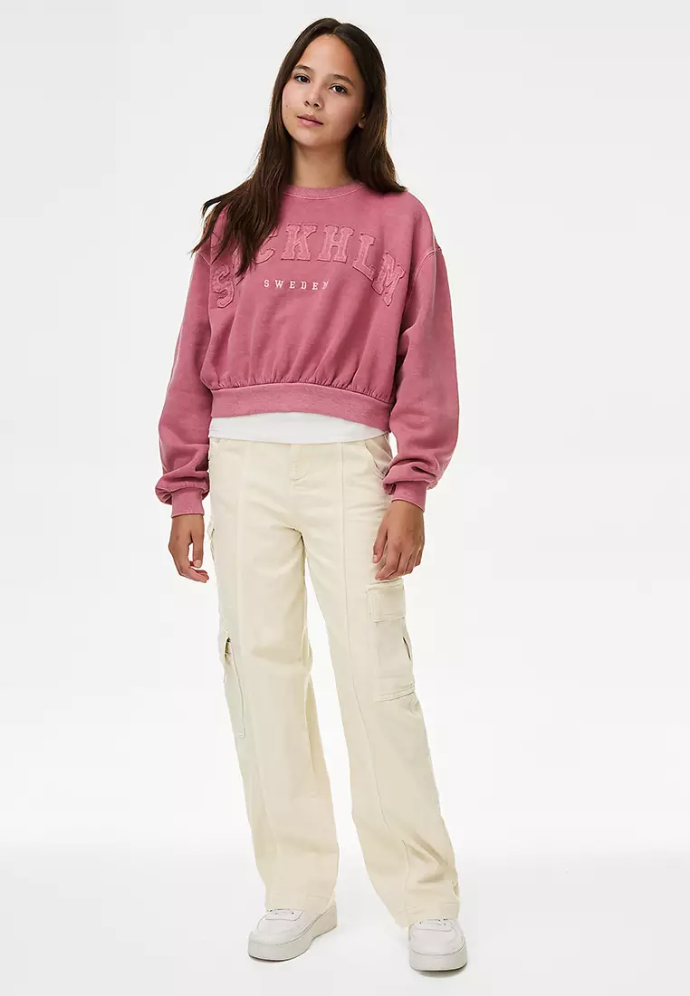 Wide Leg Cotton Rich Cargos