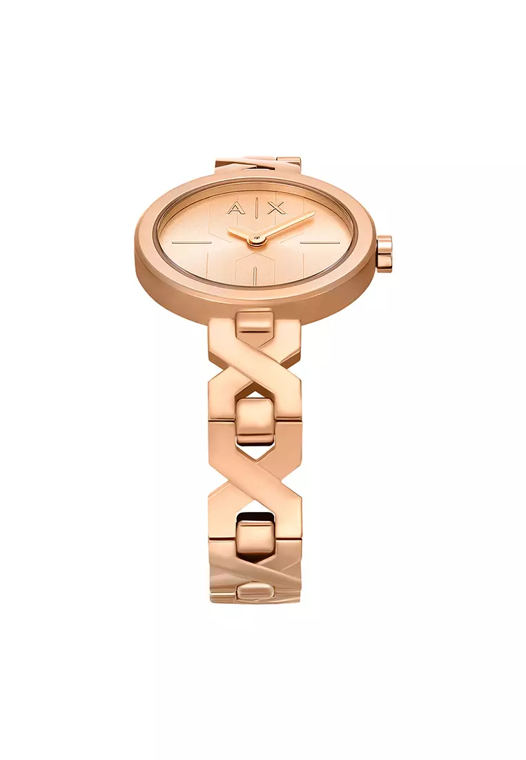 Ava Rose Gold Stainless Steel Watch Ax5832