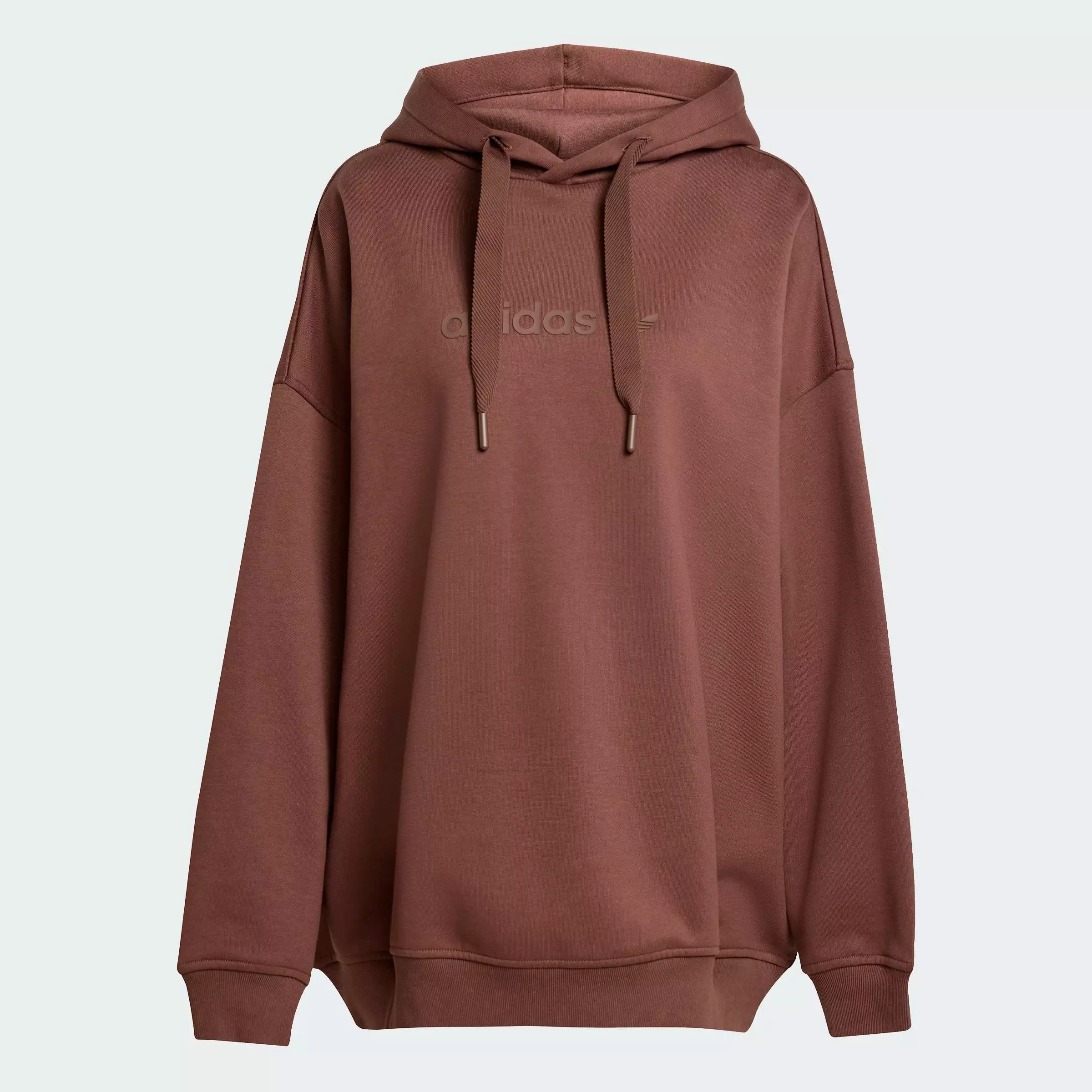 Lifestyle Essentials Linear Hoodie Oversized Women Brown JW1027