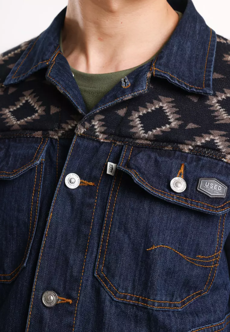 Used 1968 - Winslow Jacket Jeans Trucker Pria Regular Fit